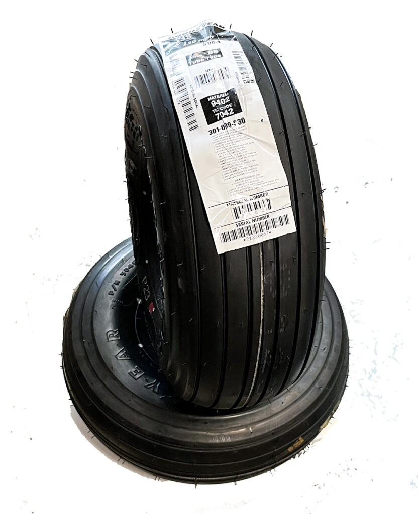 Goodyear® Aviation, TT Rib Tire 5.00-4, 120 mph, 6 plyGoodyear® Aviation, TT Rib Tire 5.00-4, 120 mph, 6 ply
