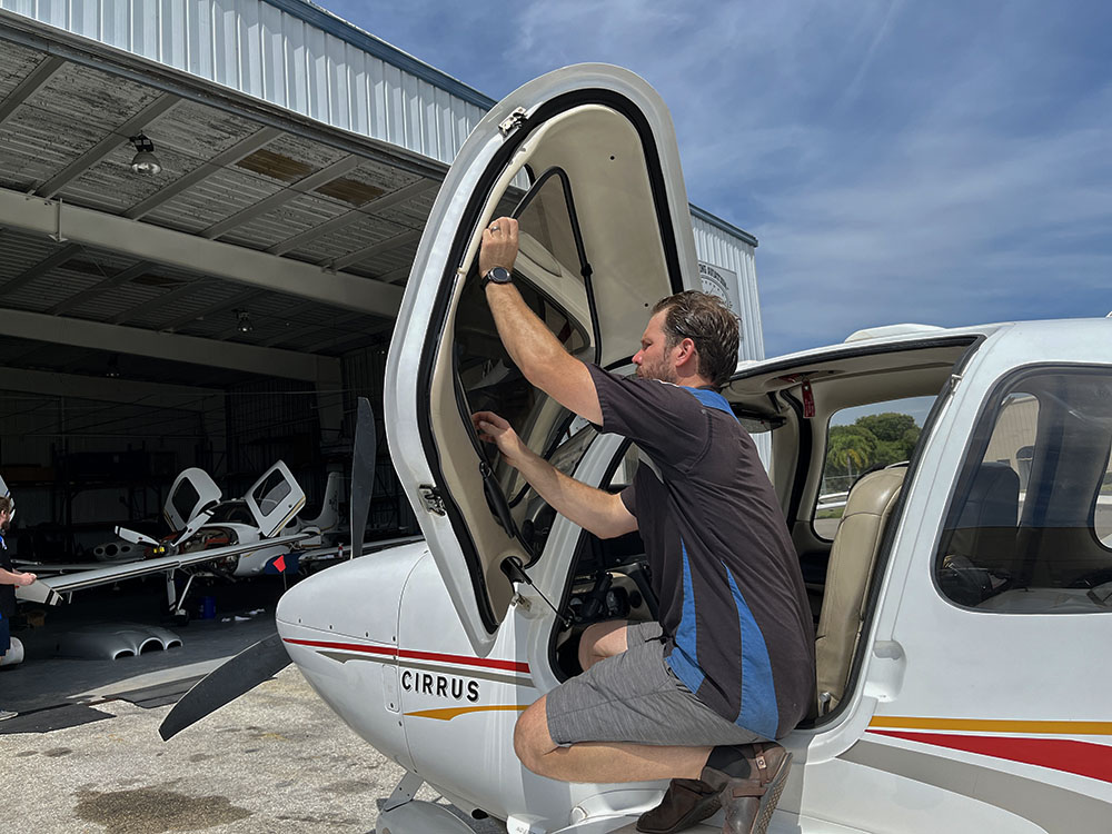 Keep your cool by installing window tint and air conditioning.