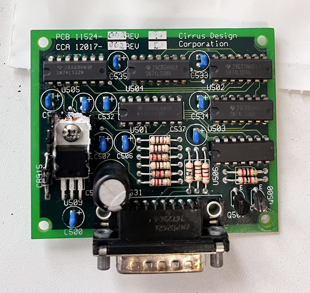 Rebuilt Flap Circuit Card