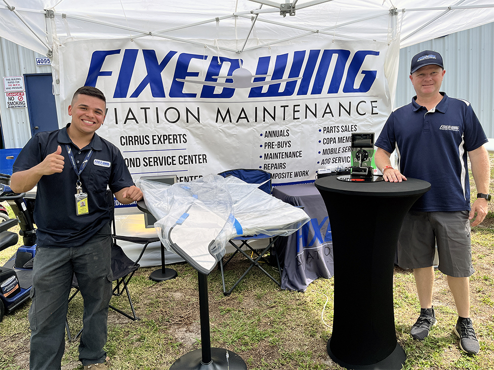 Steve and Daniel at SNF24 booth